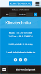 Mobile Screenshot of klimatechnika.hu